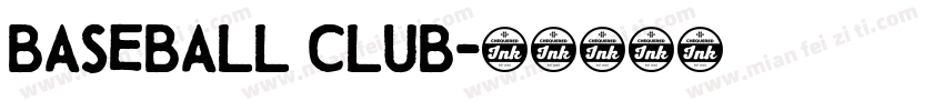 Baseball Club字体转换
